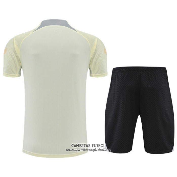 Chandal del Tottenham Hotspur Manga Corta 2022/2023 Beige - Pantalon Corto